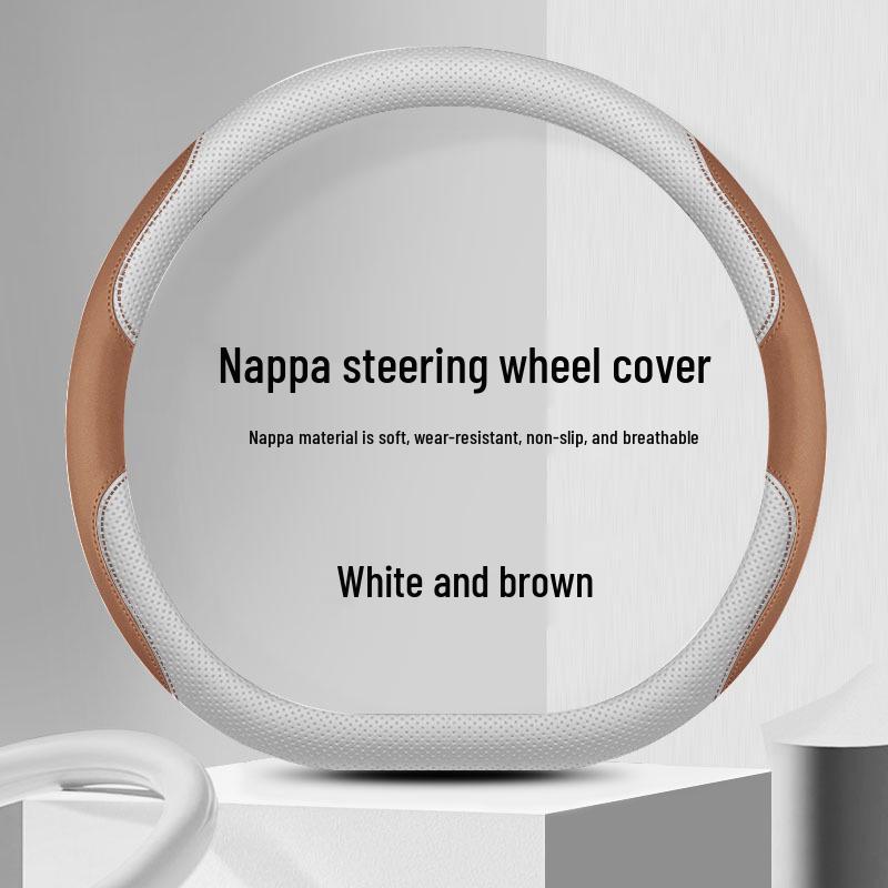 Ideal L8/L9/ONE Steering Wheel Cover: Original Car Color, New Energy Vehicle Interior Accessory.
