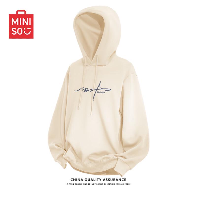 MINISO Men's Casual Hooded Sweatshirt Pullover