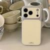 Solid Color Macaron iPhone 17 Pro Max Case with Large Window Drop Protection