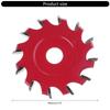 Praktisches Sägeblatt mit Schlitzen für offene Aluminium-Verbundplatten-Schlitze Aluminiumplatte 12T V Ø 100mm/3,94 Zoll