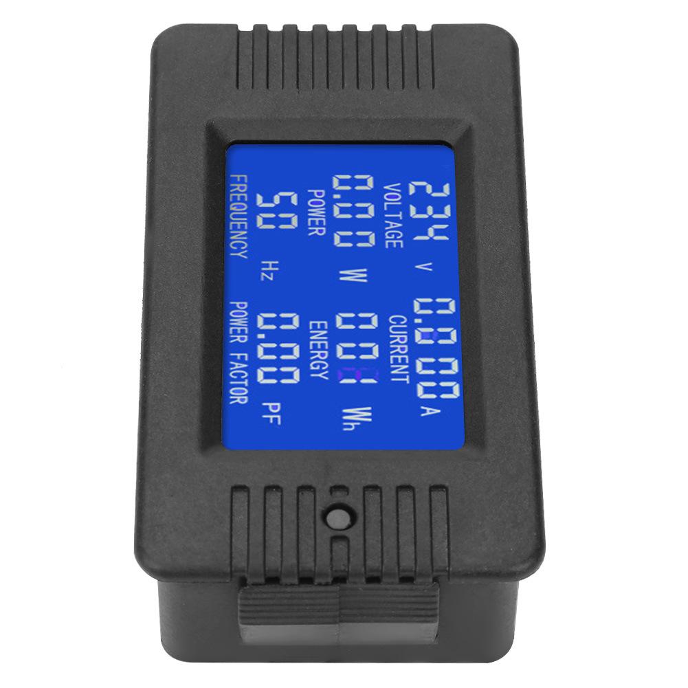 LCD Digital Ammeter Voltmeter Power Meter Energy Meter Electricity Meter PZEM 022 AC 80-260V 100A with Closed/Open Type CT