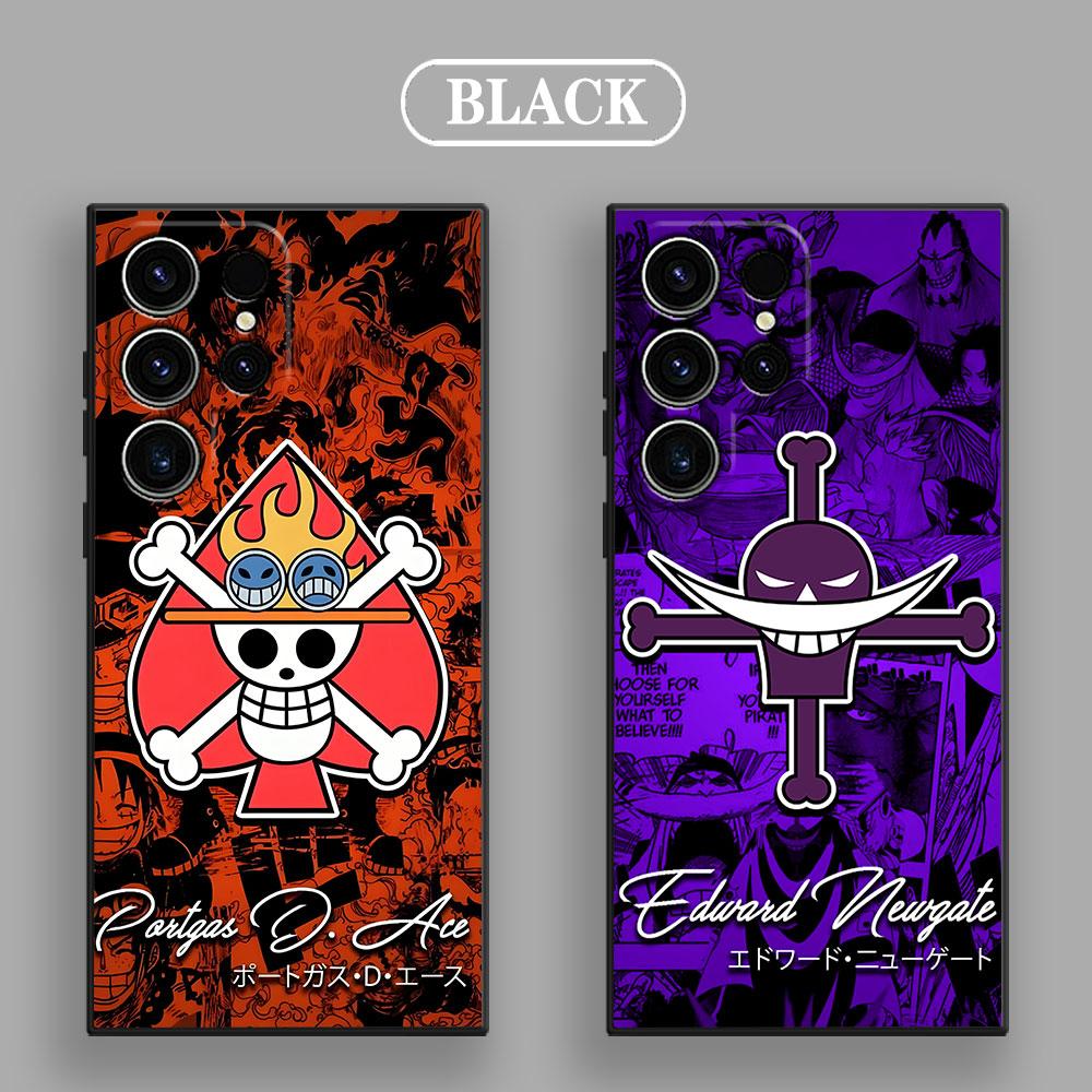 One LOGO Pieces Anime Phone Case For Samsung Galaxy S25 S24 S23 S20 S21 FE S26 S22 Ultra 5G S26 Plus S25FE Soft Silicone Cover