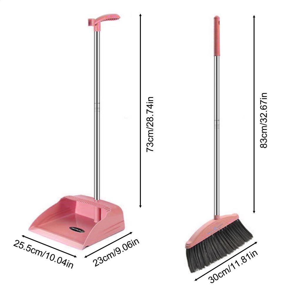 Broom set Household broom Dustpan set Brush head sweeping Individual sweep broom garbage shovel broom
