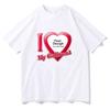 I Love My Girlfriend Coupon Tshirts ShortSleeve Summer Tee-shirt Cotton High Quality Women/Men T-shirts DIY Customized Printing