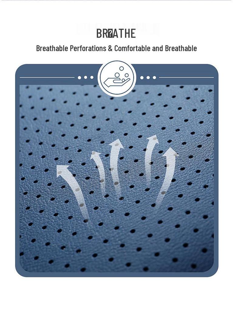 Sylphy 5-Seater Leather Seat Cover: All-Season Full Surround Cushion