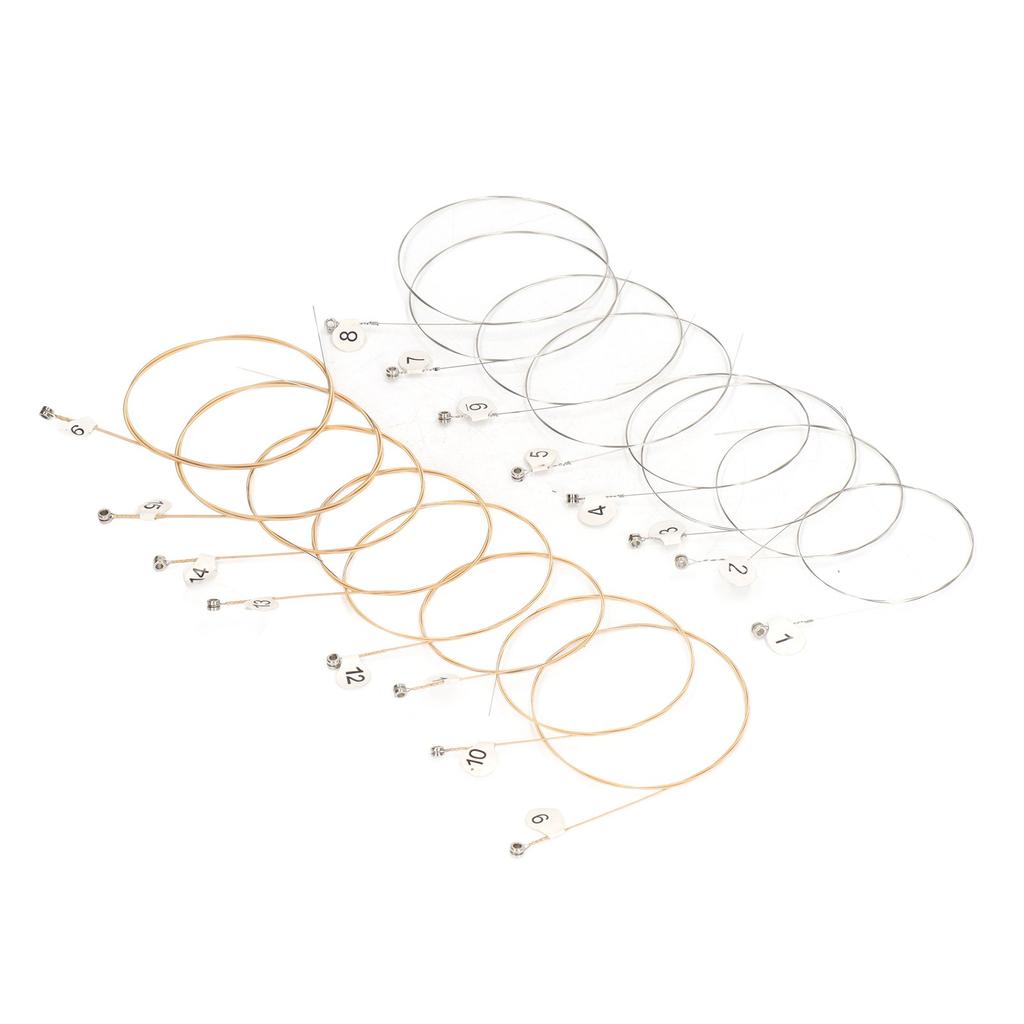 Lyre Strings Rivet Set Comfortable Resonance Effect Light Weight Beautiful Sound Small Lyre Strings