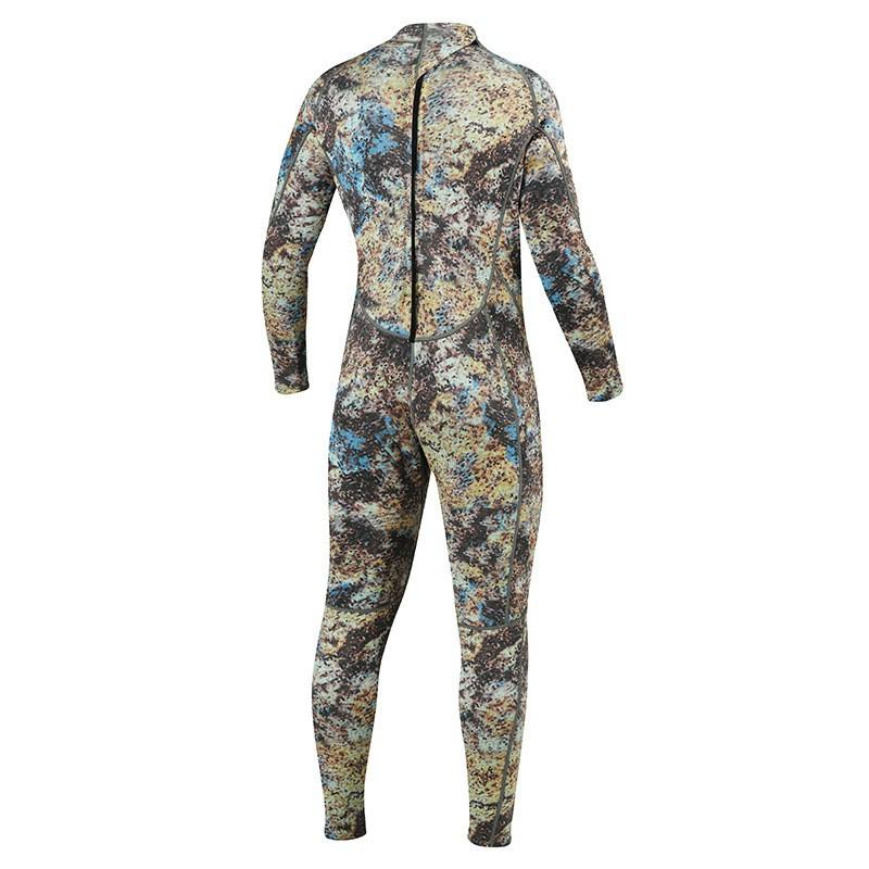 Mens Womens Neoprene Wetsuit Snorkeling Surfing Diving 1.5-7mm Thermal Full Body Suit Camo Pattern