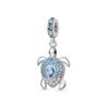 New 925 Silver Heart Bow Dog Palm Turtle Elephant Bead Pendant Charm for DIY Bracelet Jewelry