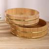 Ciotola per sushi creativa, secchiello, contenitore rustico, scatola in legno squisita, vassoio rotondo multifunzionale riutilizzabile, snack, frutta, caramelle