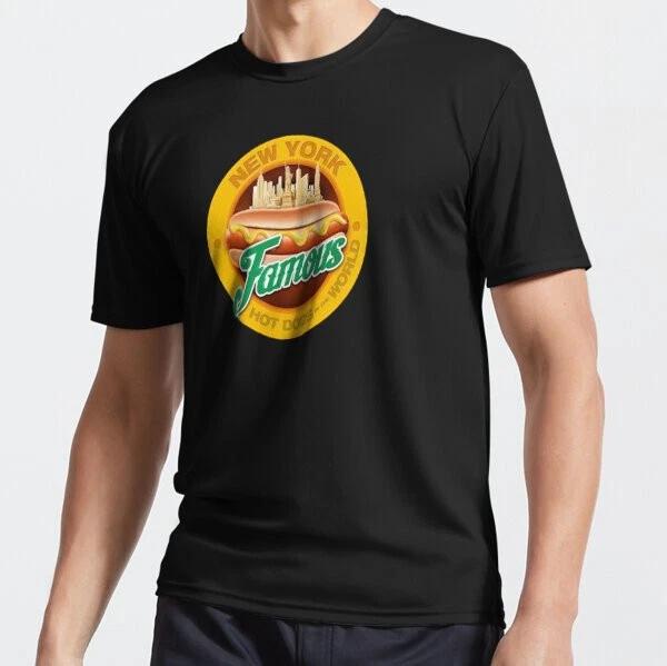 

Nathans Hot Dog Active T-Shirt 3 Funny Size Mode American T-shirt 4XL