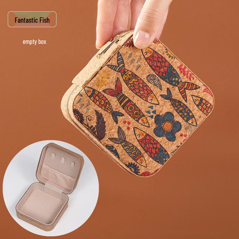 Portable Anti-Tarnish Jewelry Box for Earrings, Studs, Necklaces, Bracelets - Transparent Storage Bag