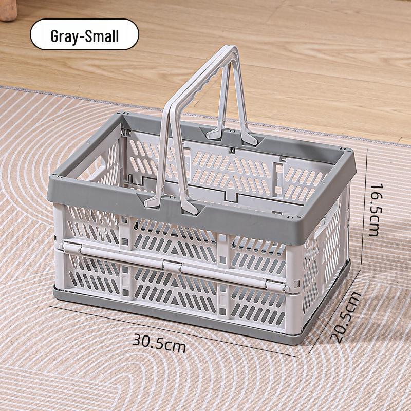 Collapsible Multi-use Basket for Groceries, Picnics, Fruits, Vegetables, and Storage