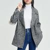 She Tu Women's Mid-Length Double-Breasted Wool Blend Coat