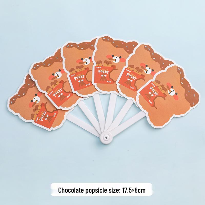 Adorable Alien Hand-Crank Cartoon Fan - Portable Foldable Fan for Kids