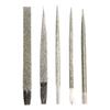 5Pcs Small Files Needle Set Pocket Files Woodworking DIY 2×100mm Triangle Square Round Flat Semicircle Hand Tool
