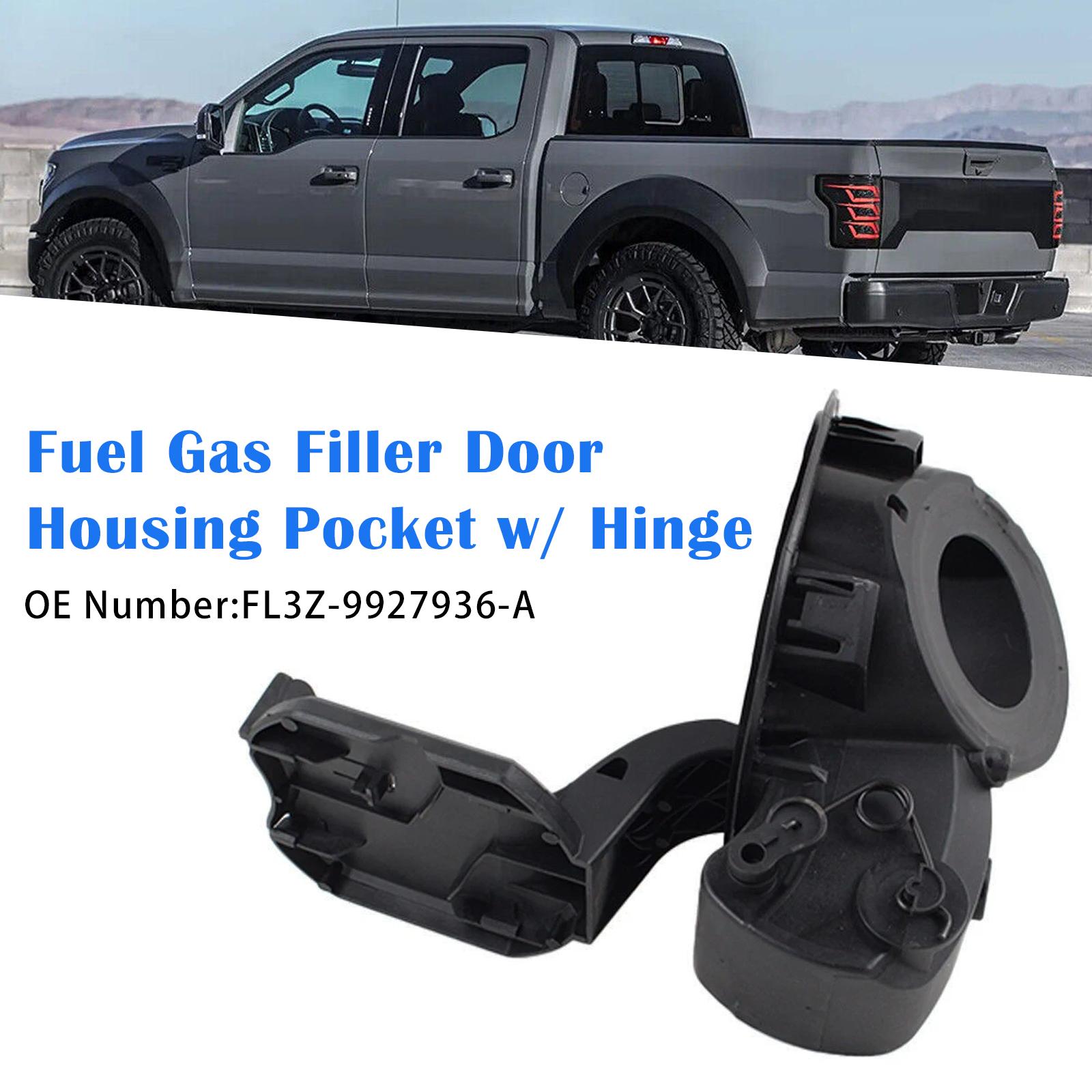 Fuel Gas Filler Door Housing Pocket w/ Hinge FL3Z-9927936-A For Ford F-150 2015-2020