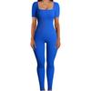 Tuta Slimming a Coste con Scollo Quadrato - Moda Donna Autunno/Inverno 2025