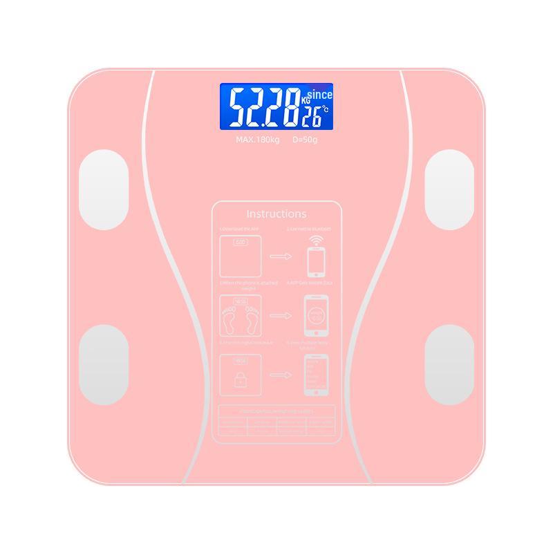 Bluetooth Body Fat Scale with Charging Feature - TEMU English Version