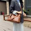 Women's Soft Leather Tote Bag Middle-Aged Mother Bag Large Capacity Shoulder Hand Crossbody Bag