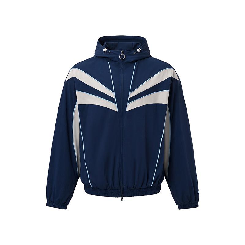

Серия для настольного тенниса Li Ning Спортивный Пионер Силуэт Повседневная Универсальная Ветрозащитная Устойчивая к Сминанию Куртка с Капюшоном Унисекс Верхняя одежда AFDVL71-1 S