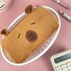 Guinea Pig Capybara Plush Pen Bag Large Capacity Stuffed Capybara Plush Pencil Case Plush Doll Animal Guinea Pig Pen Pouch