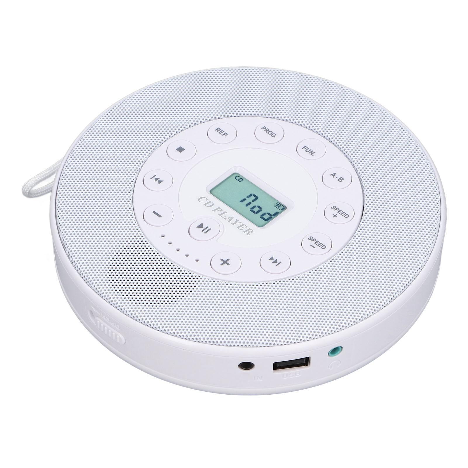 

Portable CD Player with Spker Anti Skip CD Player for Car MP3