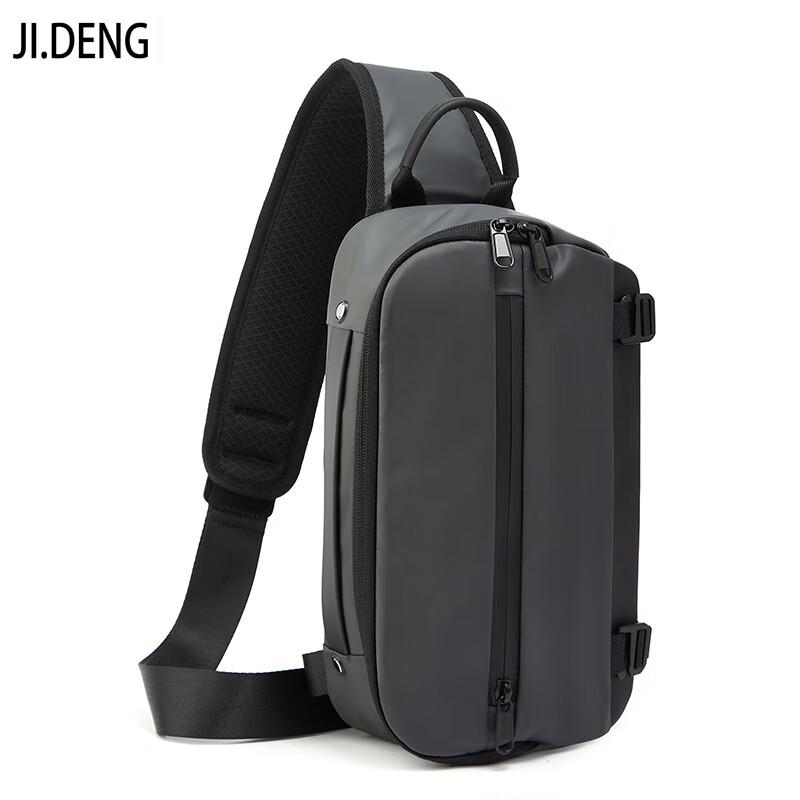 

JI.DENG Men s Casual Chest Bag