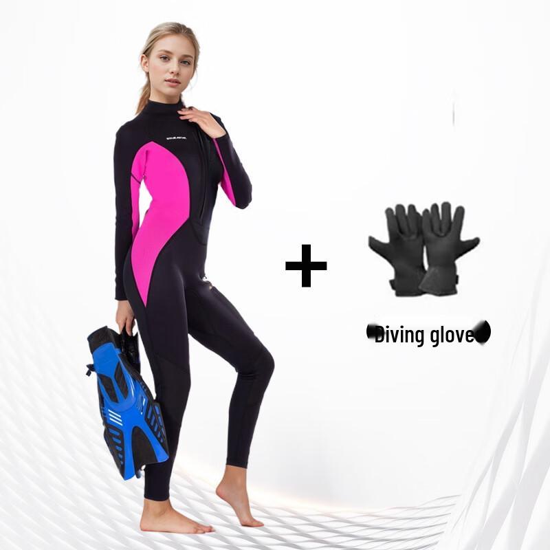 WEZHO Women s 3mm Long Sleeve Wetsuit