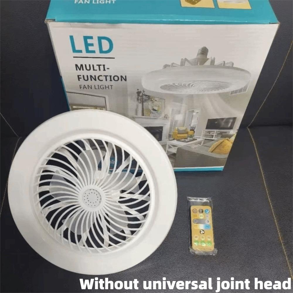 Stepless Dimming Ceiling Fan Lamp Universal Joint Head LED Fan Light  Bedroom Lighting