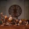 Zhaocai Hulu Home Furnishings Accessories, Resin Crafts, Gift for Store Opening, Study Decoration, Desktop Ornaments