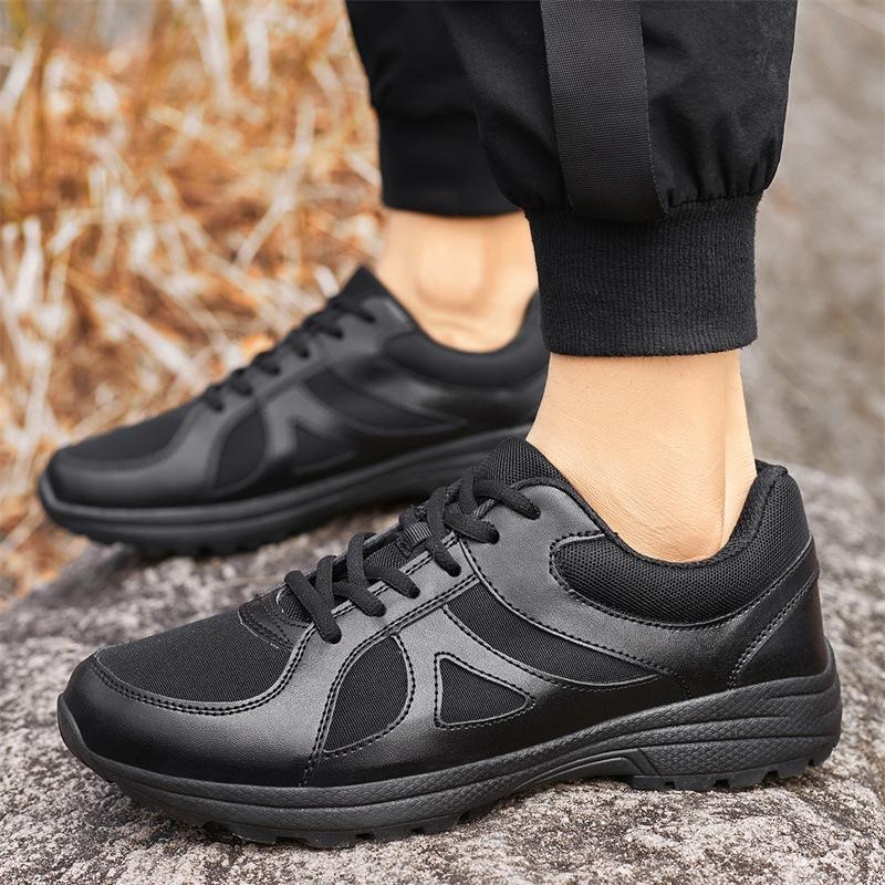 High Quality Men's Training Shoes Lightweight Breathable Casual Sneakers New Soft Sole Non-slip Wear-resistant Hiking Shoes 2025