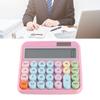 12 Digit Colorful Calculator Mechanical Keyboard Calculator Electronic Desktop Calculator for Home School