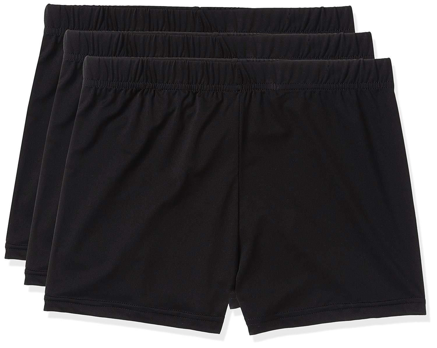 

Супергладкие Тонкие Черные Внутренние Шорты Размеров [SRrabbit] Эластичные! Брюки, Леггинсы до середины икры, Женские (Набор 3, M-L) чёрный