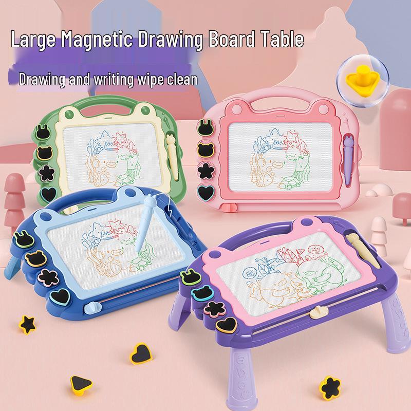 Colorful Magnetic Drawing Board for Kids - Detachable Writing & Graffiti Tool for Kindergarten Learning