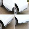 1 Pair Car Rear Bumper Lip Trim Protector Car Side Skirt Cover Car Corner Bumper Guards With Screws Universal Fit