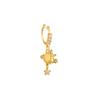 Elegant Sweet Copper Heart U-Shaped Zirconia Nose Clip Piercing-Free Stud for Women