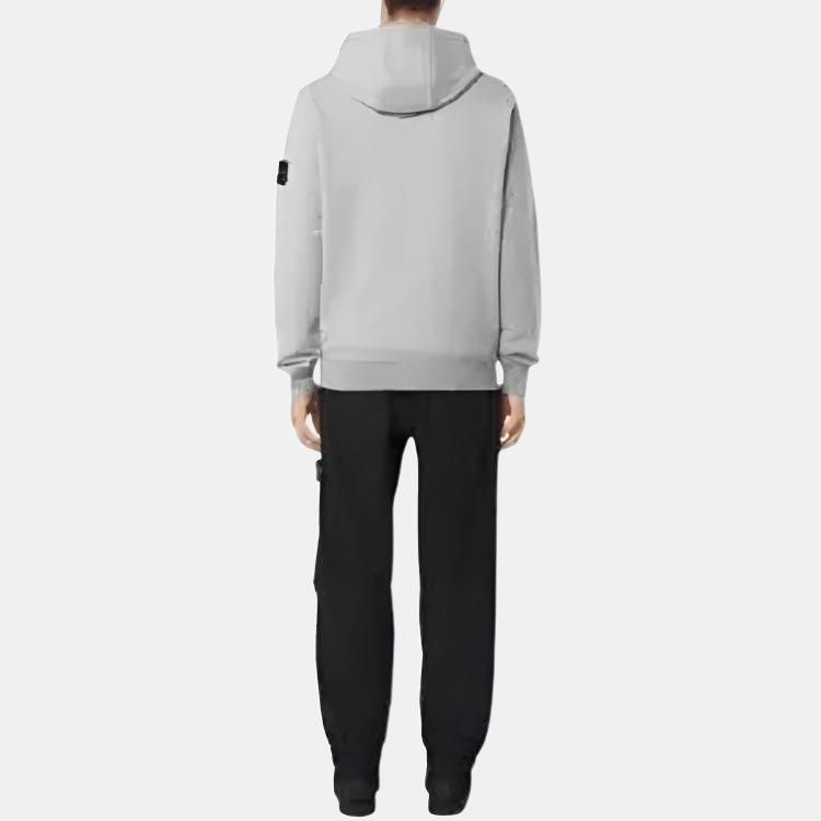 STONE ISLAND Zip Hooded Long Sleeve Sweatshirt Men Sweatshirt K2S1561000-61S0M51-V0M64