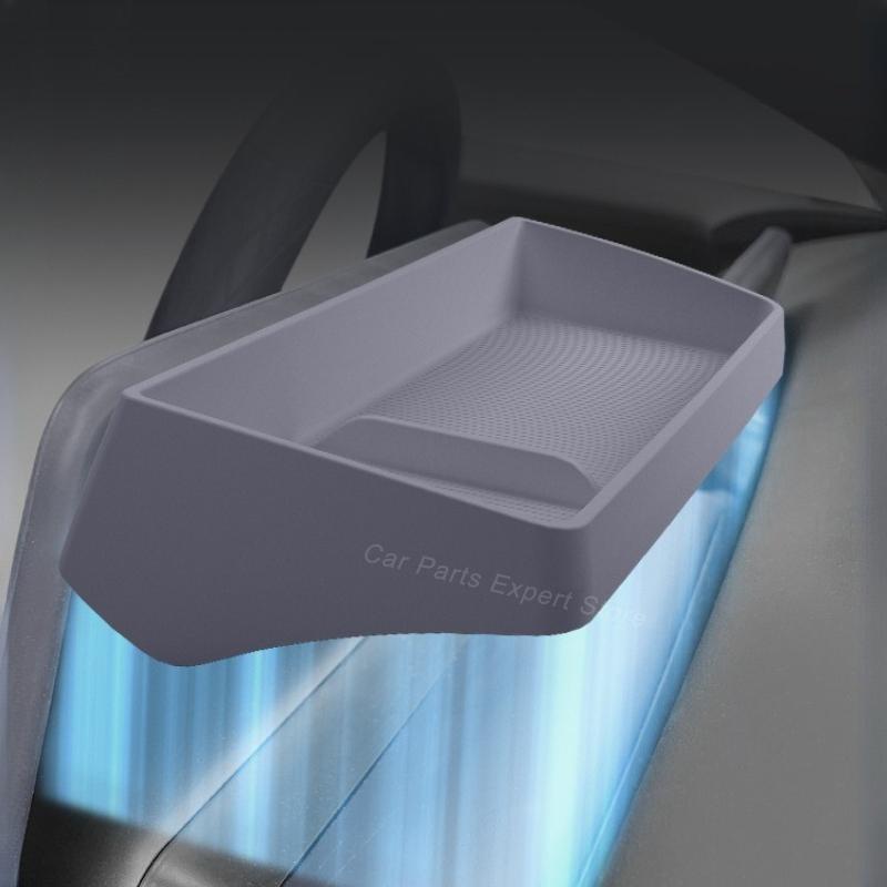 Silicone Dashboard Storage Box Behind Screen for NIO ET5 ET5T 2025 Center Console Stowing Tidying Organizer Interior Accessories