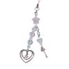 Sweet Bowknot Phone Charm Bows Guitar Pendant Keychain for Bag Accessory Phone Strap Lanyard Beaded Key Chain Jewelry