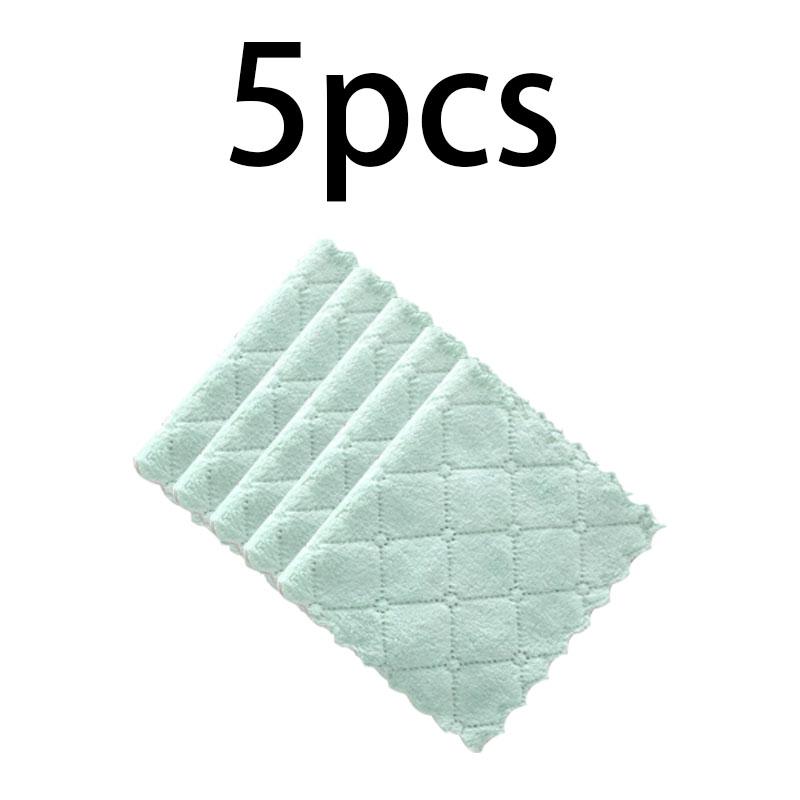 

The dishcloth does not lose hair, the dishtowel is thickened and the coral velvet is double-sided to remove oil