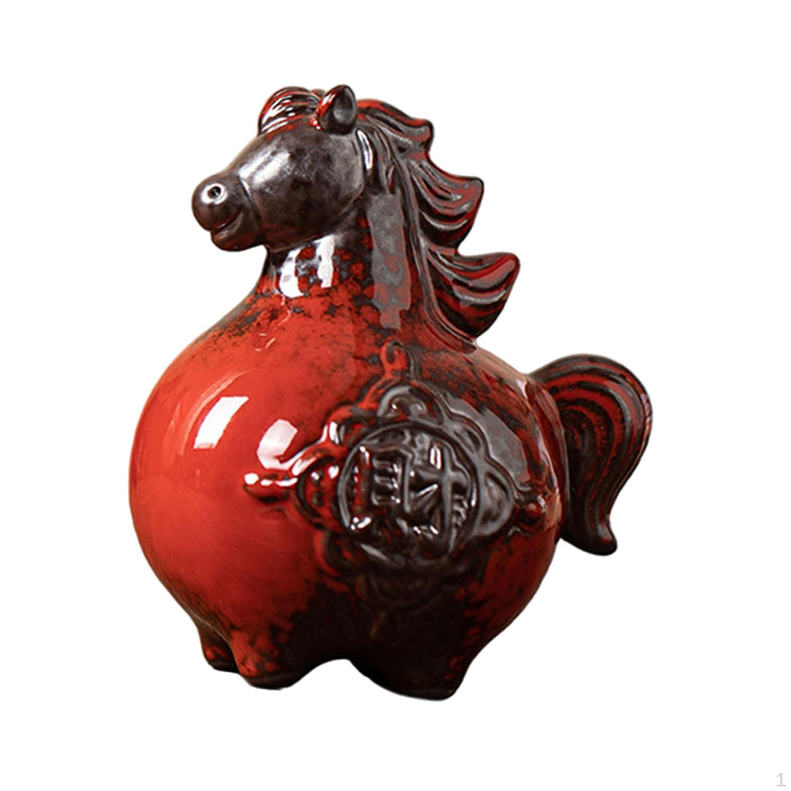 

Horse Statue Miniature Figurine for Bedroom Tea Table Office Desk
