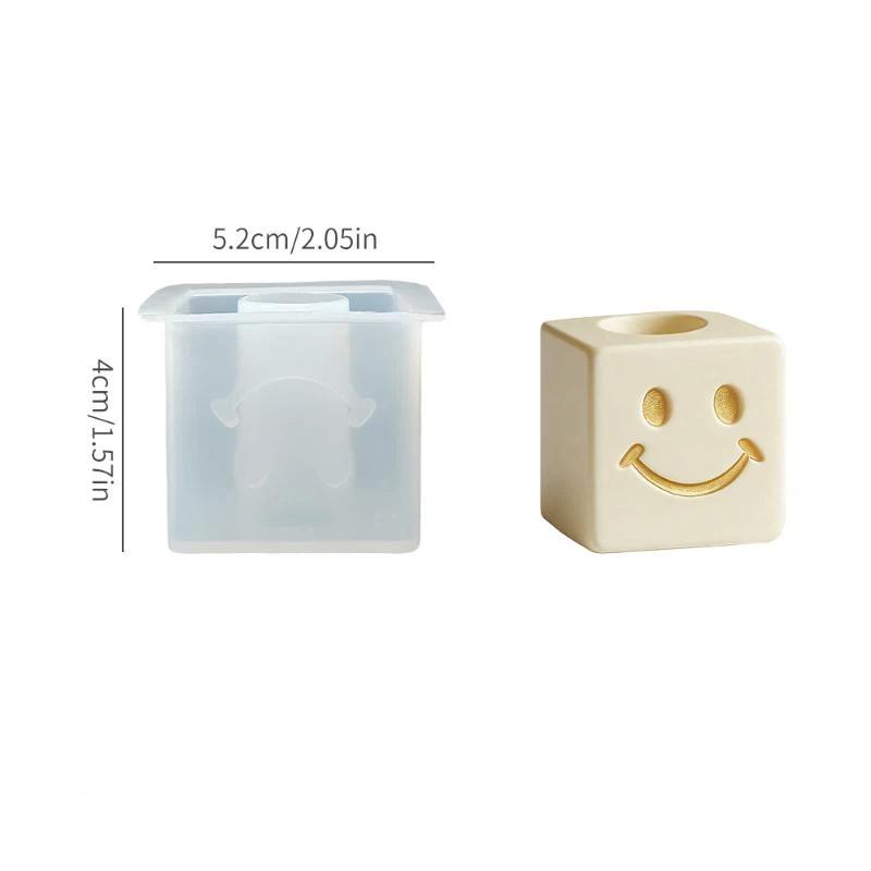 Flower Test Tube Holder Silicone Molds Diy Handmade Vase Tray Epoxy Resin Mould Candlestick Holder Plaster Cement Mold