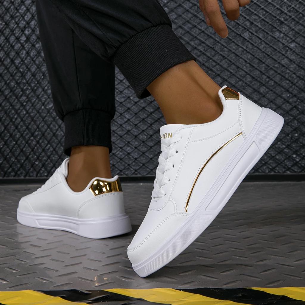 Fashion White Shoes Casual Shoes for Men Comfortable White Sneakers Lightweight Walking Women Shoes Tenis Masculino Plus Size 36-45