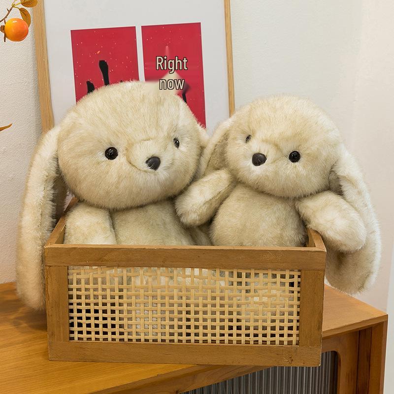 Diudiu Long-Eared Rabbit Plush Toy - Cute Sleeping Pillow & Comforting Companion for Children