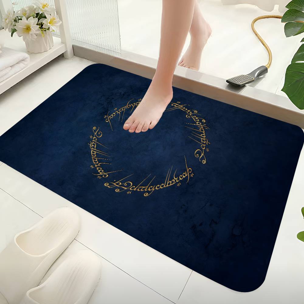 The L Lord Of The R Rings Movie Door Mat Kids Room Bedroom Decoration Balcony Anti Slip Doormat Living Room Doormat Area Rug