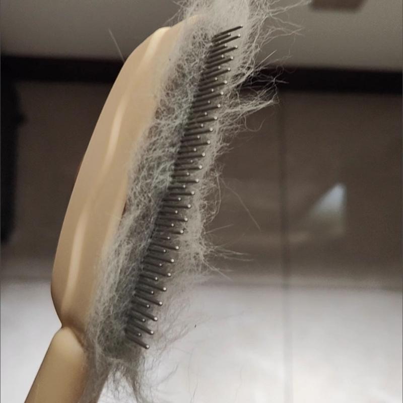 Gentle Pet Hair Brush ABS Deshedding Comb Cats Massage Grooming Tool Reduces Shedding Regular Use