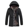 Winter 2025 Men's Windproof 3D Cotton Jacket: Thickened, Warm, Cold-Resistant, with Detachable Hood