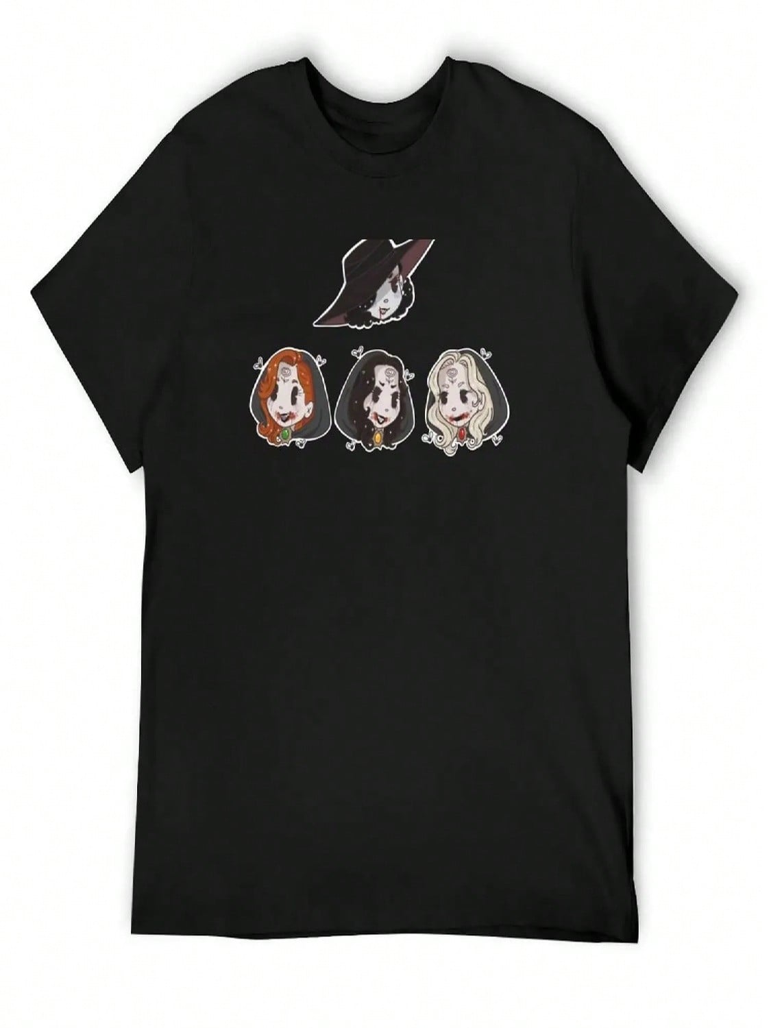 Chibi House Dimitrescu T-Shirt Anime Stuff Blanks Basketball Graphic Tees unisexs Graphic T-Shirts Big And Tall S разноцветный
