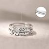 Couple Ring Cartoon Cat Fish Dog Bone Graffiti Design Matte Wavy Edge Textured Surface Finger Ring Non-Oxidizing Jewelry Gift