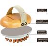Holztherapie-Massagegerät für Bauchfett,Holzbürste für Meridian-Massagekörper für